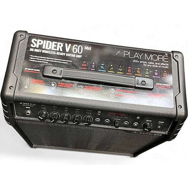 Used Line 6 Spider V 60 1x10 MKii Guitar Combo Amp