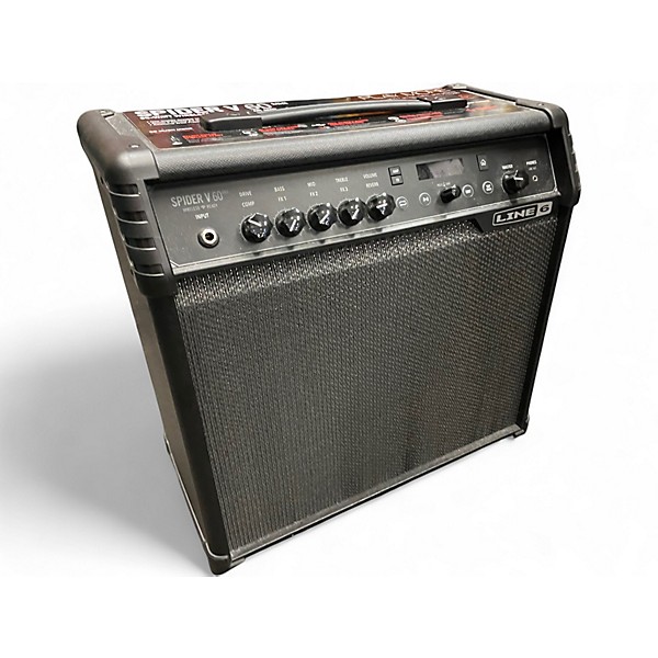 Used Line 6 Spider V 60 1x10 MKii Guitar Combo Amp