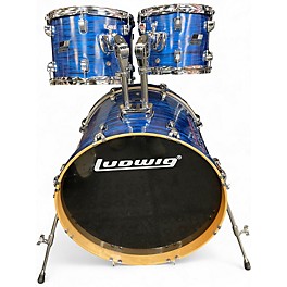 Used Ludwig 5 Piece BACK BEAT ELITE BLUE Drum Kit