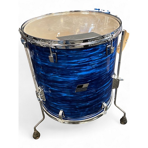 Used Ludwig 5 Piece BACK BEAT ELITE BLUE Drum Kit