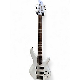 Used Yamaha TRBX305 Arctic White Electric Bass Guitar