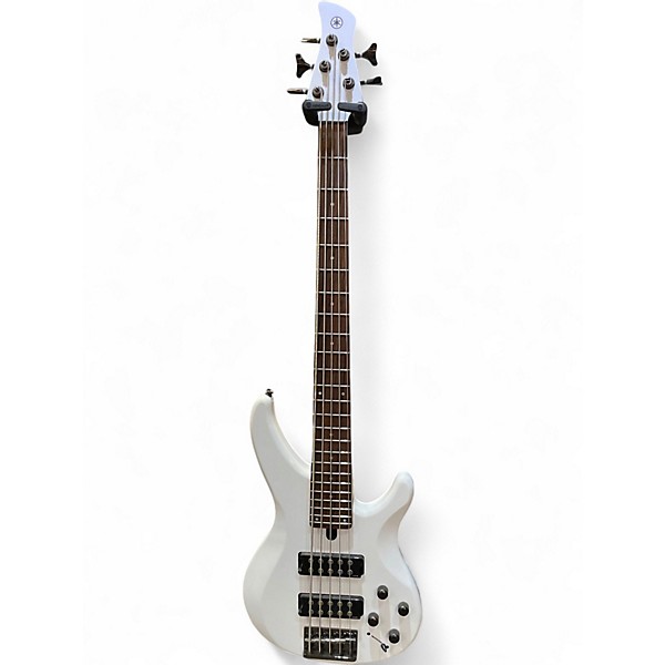 Used Yamaha TRBX305 Arctic White Electric Bass Guitar