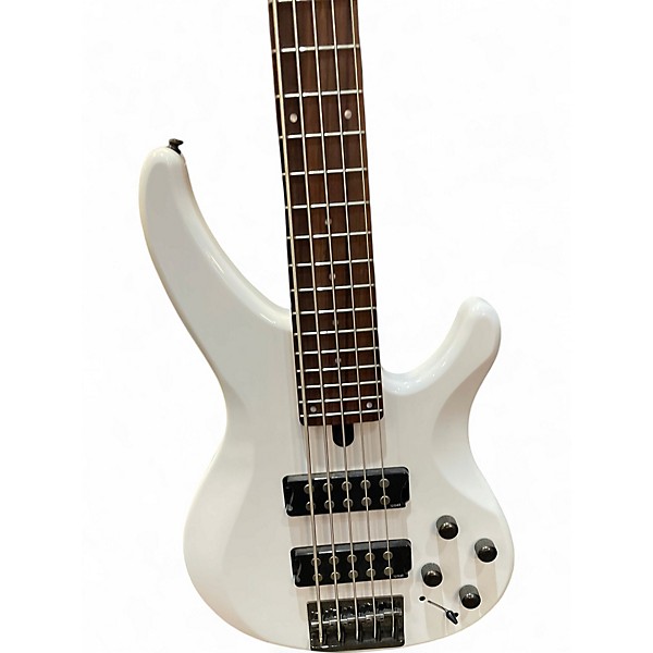 Used Yamaha TRBX305 Arctic White Electric Bass Guitar