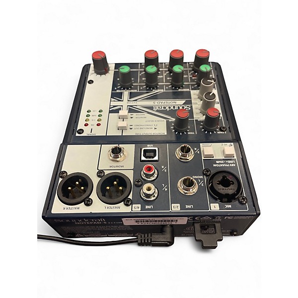 Used Soundcraft NOTEPAD5 Powered Mixer