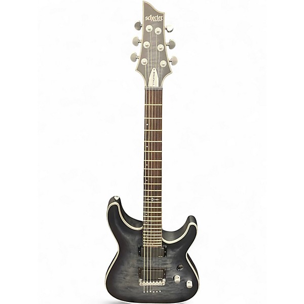 Used Schecter Guitar Research C1 Platinum Black Solid Body Electric Guitar