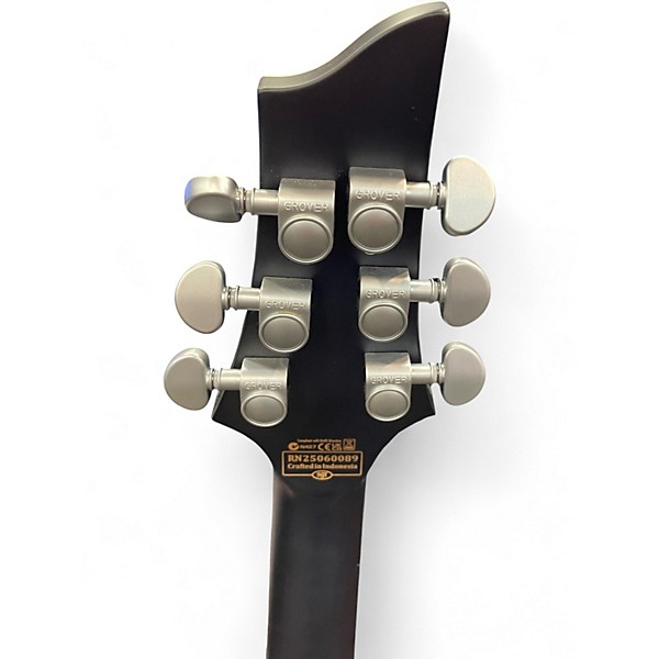 Used Schecter Guitar Research C1 Platinum Black Solid Body Electric Guitar