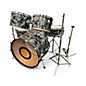 Used 1970s Slingerland 5 Piece Pop Outfit Black Diamond Pearl Drum Kit thumbnail