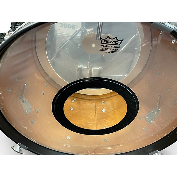 Used 1970s Slingerland 5 Piece Pop Outfit Black Diamond Pearl Drum Kit