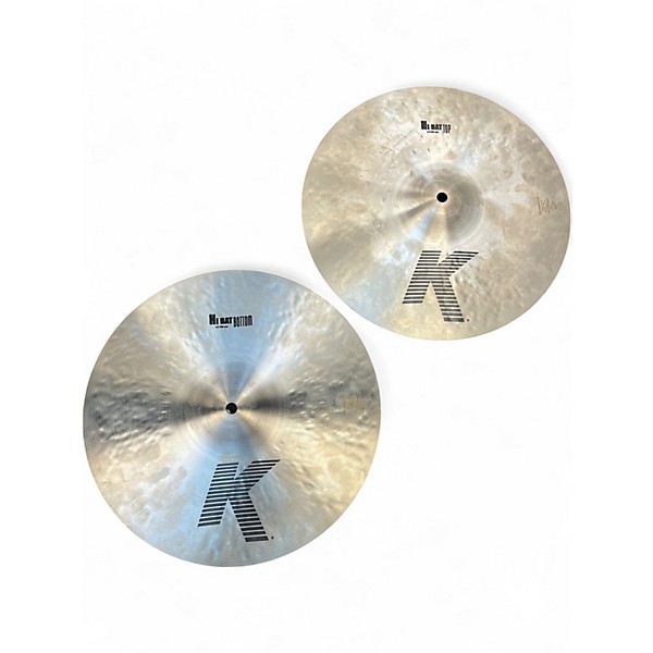 Used Zildjian 14in K Hi Hat Pair Cymbal