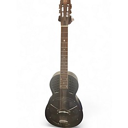Used Republic Parlor antique Nickel-Plated Resonator Guitar