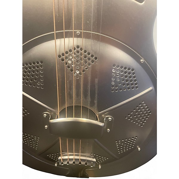 Used Republic Parlor antique Nickel-Plated Resonator Guitar