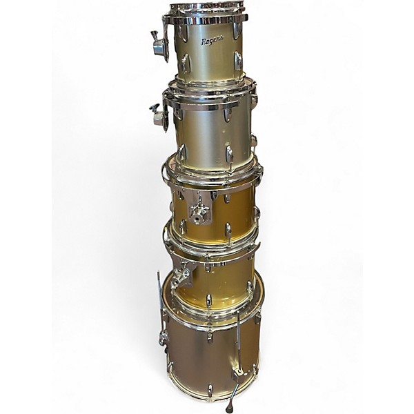 Used Rogers 7 Piece 7 Piece Champagne Fade Drum Kit
