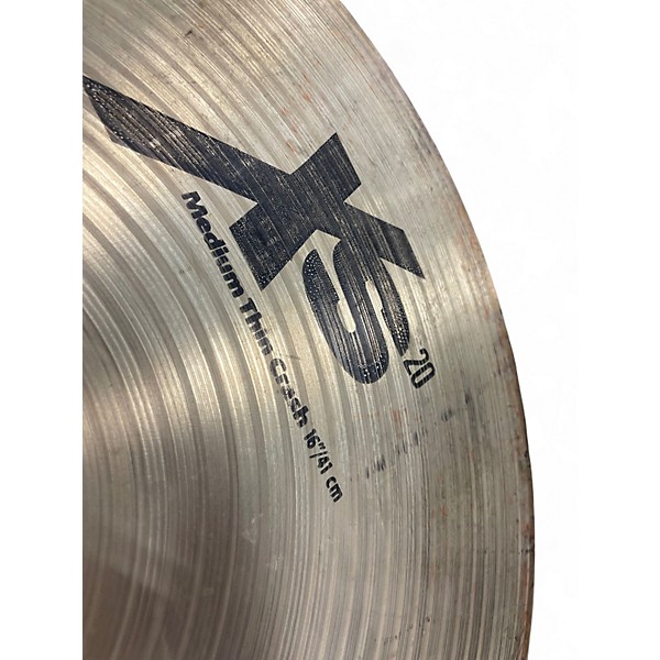 Used SABIAN 16in XS20 Medium Thin Crash Cymbal