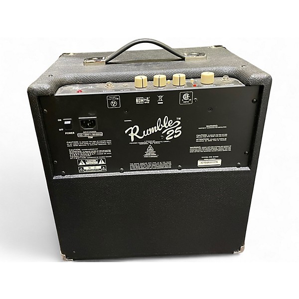 Used Fender Rumble 25 25W 1x8 Bass Combo Amp