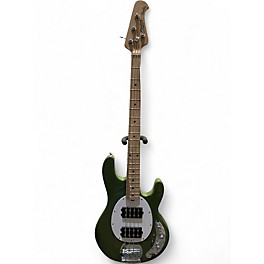 Used Sterling by Music Man RAY 4HH Olive Green Electric Bass Guitar