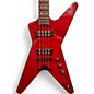 Used Dean ML Bass Trans Red Electric Bass Guitar