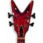 Used Dean ML Bass Trans Red Electric Bass Guitar
