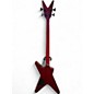 Used Dean ML Bass Trans Red Electric Bass Guitar