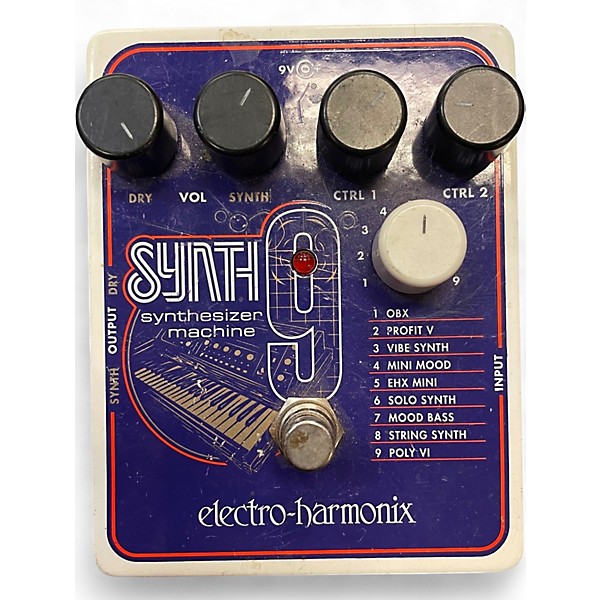 Used Electro-Harmonix SYNTH9 Synthesizer Effect Pedal