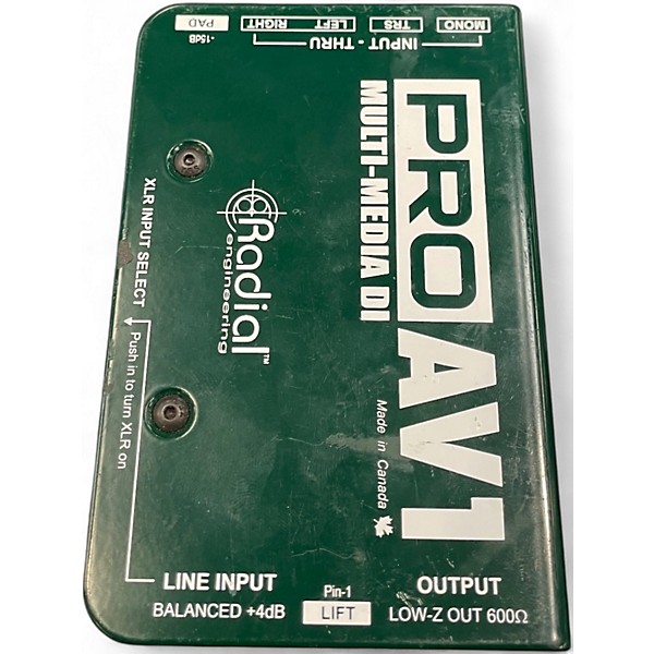 Used Radial Engineering AV1 Direct Box