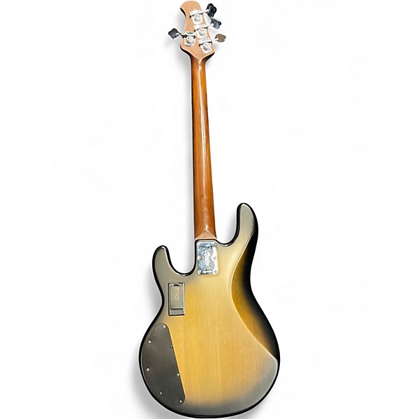 Used Sterling by Music Man Ray34 Natural Burl Satin Electric Bass Guitar