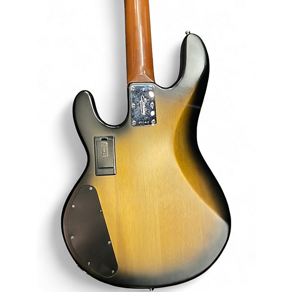 Used Sterling by Music Man Ray34 Natural Burl Satin Electric Bass Guitar