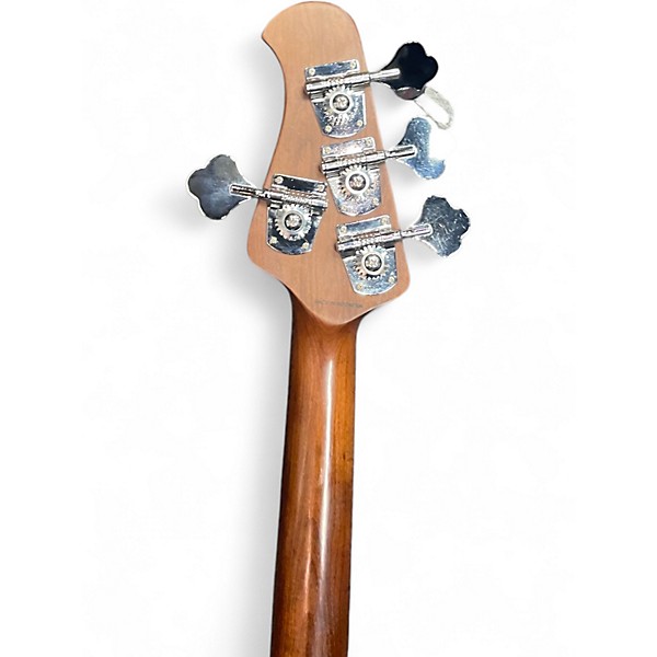 Used Sterling by Music Man Ray34 Natural Burl Satin Electric Bass Guitar