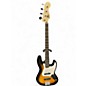 Used Squier Affinity Jazz Bass 2 Color Sunburst Electric Bass Guitar thumbnail