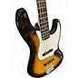 Used Squier Affinity Jazz Bass 2 Color Sunburst Electric Bass Guitar