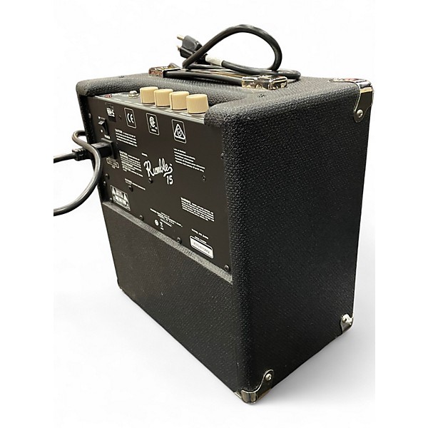 Used Fender Rumble 15 15W 1X8 Bass Combo Amp