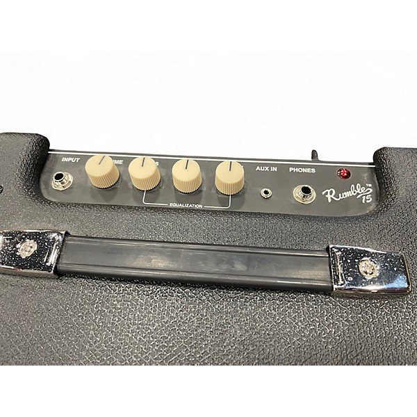 Used Fender Rumble 15 15W 1X8 Bass Combo Amp