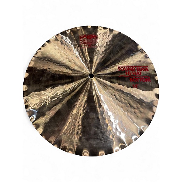 Used Paiste 14in Sound Edge Hi Hat Bottom Cymbal