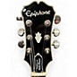 Used Epiphone Nighthawk Custom Reissue TRANSPARENT BLACK Solid Body Electric Guitar