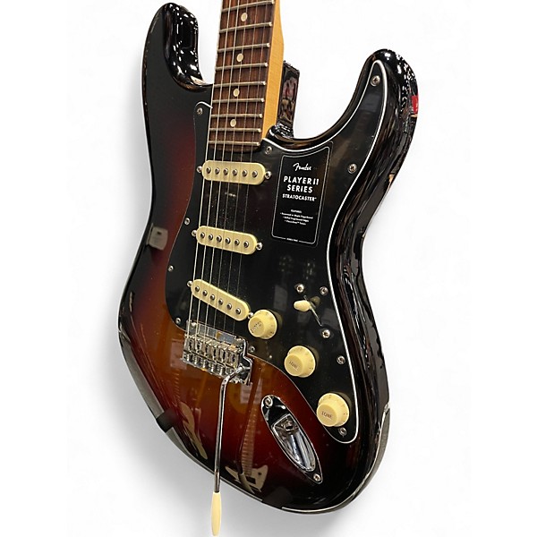 Used Fender Player II Stratocaster SPARKLE 3-COLOR SUNBURST Solid Body Electric Guitar