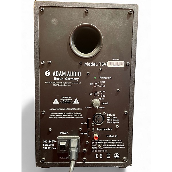 Used ADAM Audio T5V PAIR Powered Monitor