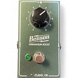 Used Benson Amps Germanium Boost Effect Pedal
