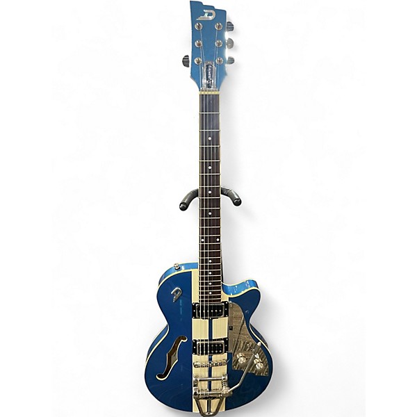 Used Deusenberg Mike Cambpell Starplayer TV Blue Hollow Body Electric Guitar