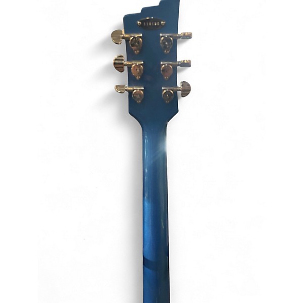 Used Deusenberg Mike Cambpell Starplayer TV Blue Hollow Body Electric Guitar