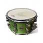 Used DW 13in COLLECTORS MAPLE VLT LIME GREEN Drum thumbnail