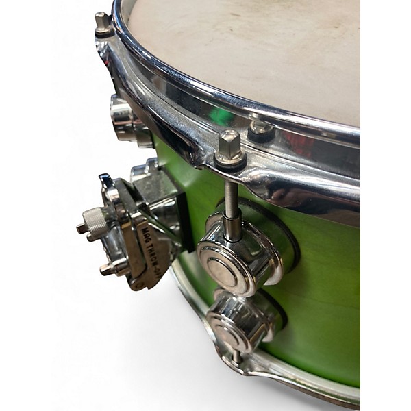Used DW 13in COLLECTORS MAPLE VLT LIME GREEN Drum