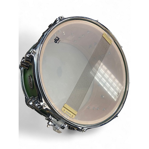 Used DW 13in COLLECTORS MAPLE VLT LIME GREEN Drum