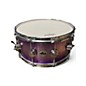 Used DW 6.5X14 Collector's Series Exotic Maple Mahogany Snare LAVENDER GLITZ Drum thumbnail