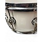 Used DW 13X7 Performance Series Snare ICE WHITE Drum