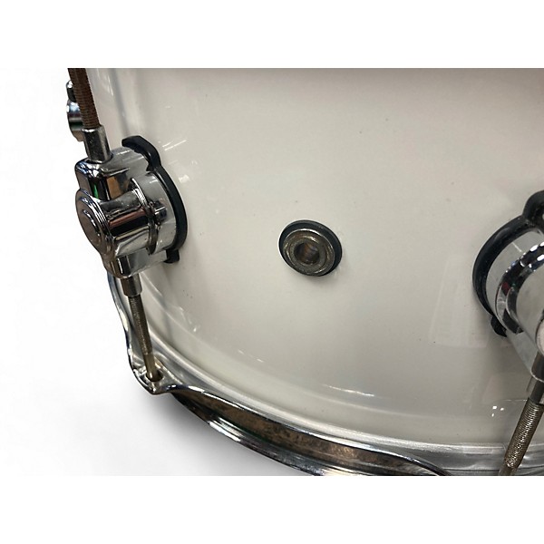 Used DW 13X7 Performance Series Snare ICE WHITE Drum