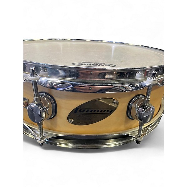 Used Ludwig 13X4 ACCENT CS CUSTOM Natural Drum