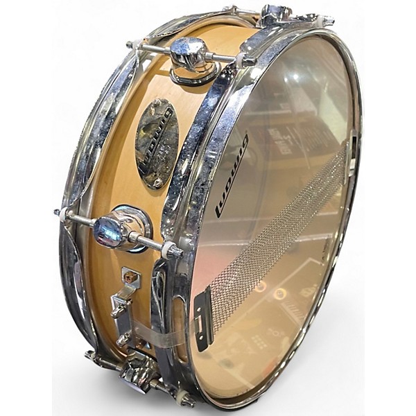 Used Ludwig 13X4 ACCENT CS CUSTOM Natural Drum