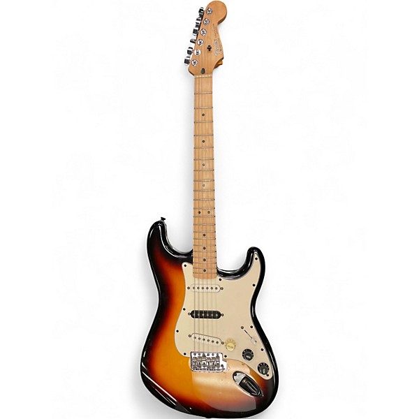 Used Fender Standard Stratocaster 3 Color Sunburst Solid Body Electric Guitar
