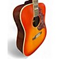 Used Epiphone Inspired by Gibson Hummingbird Aged Cherry Sunburst Acoustic Electric Guitar