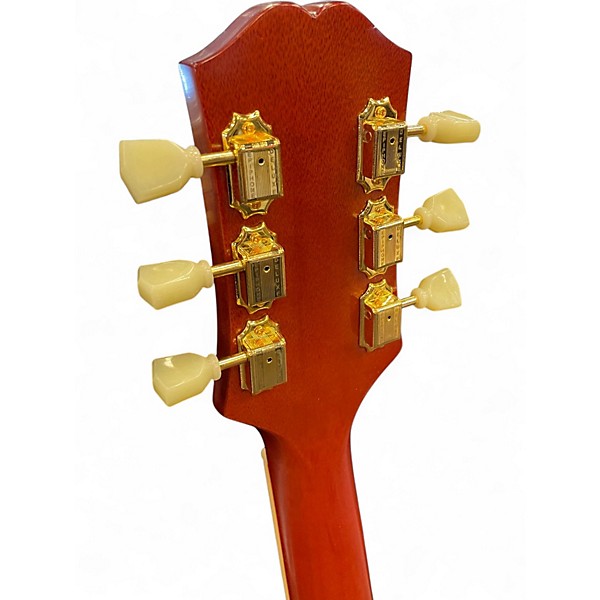 Used Epiphone Inspired by Gibson Hummingbird Aged Cherry Sunburst Acoustic Electric Guitar