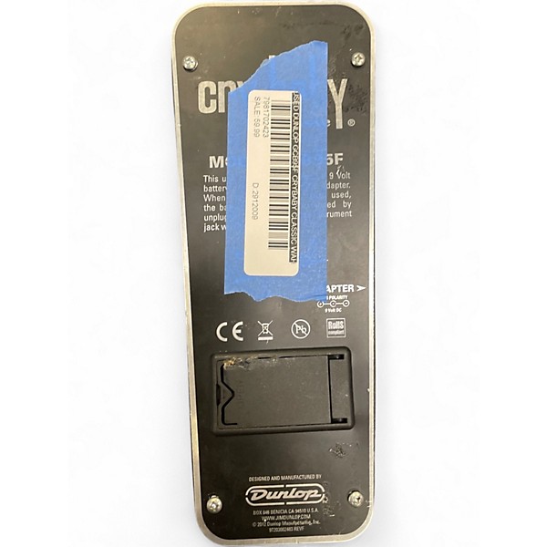 Used Dunlop GCB95F Crybaby Classic Wah With Fasel Inductor Effect Pedal